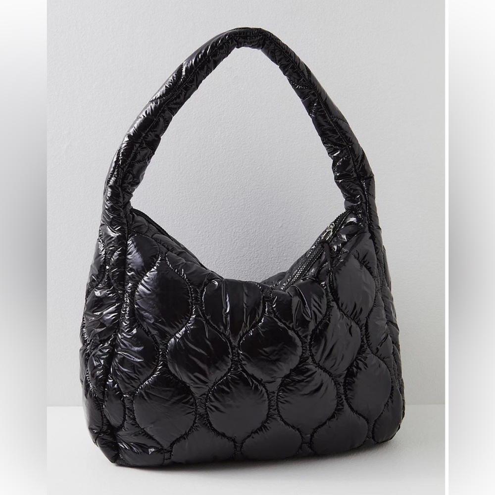 NWOT Free People Surplus Shine Carry All black